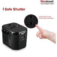 Wontravel JY-303S - UK, EU, US -> EU, UK, US; 2x USB