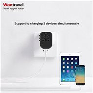 Wontravel JY-303S - UK, EU, US -> EU, UK, US; 2x USB